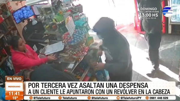Por tercera vez asaltaron una despensa en Mariano Roque Alonso
