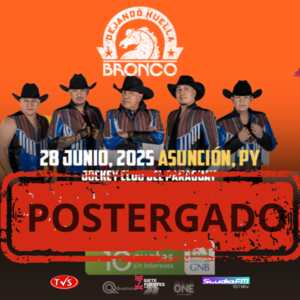 Bronco posterga su concierto en Asunción: nueva fecha confirmada - «TVS DIGITAL»