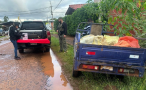 Abandonan motocarro con cocaína cerca de centros educativos en Concepción