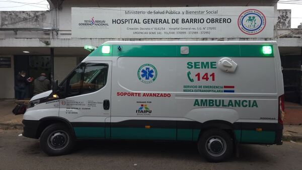 Hospital de Barrio Obrero cuenta con ambulancia propia por primera vez