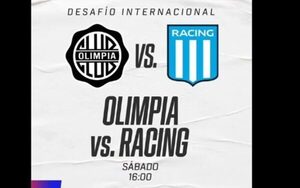 ¡ESPN anunció que va a transmitir partido amistoso de Olimpia Vs Racing!