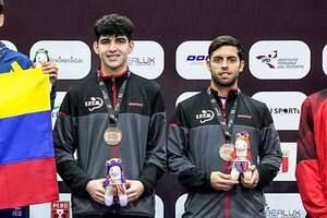 Santino Pastore y Marcelo Aguirre, medalla de bronce sudamericana - Polideportivo - ABC Color