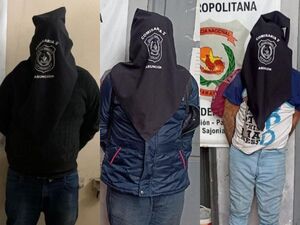 Tres personas aprehendidas en prosecución a un supuesto ñemonda
