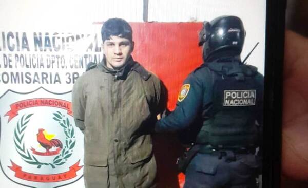 Detienen a “Pygua”, un terror de Luque •