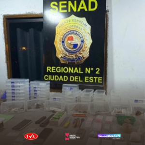 Senad desmantela centro de procesamiento de droga y criptominería ilegal en Ciudad del Este - «TVS DIGITAL»