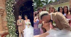 La Nación / ¡Así fue la boda religiosa de Julio Enciso en Colombia!