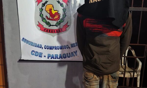 Atrapan a Máscara por hurtó motorcito de agua
