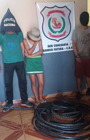 Video: ladrones hurtan cables de Copaco de túnel y terminan presos - ABC en el Este - ABC Color