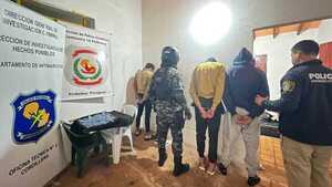 Piribebuy: Detienen a cuatro personas con 26 dosis de marihuana y crac
