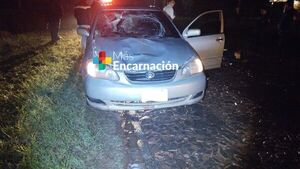 Transeúnte resulta herido tras ser embestido por automóvil en Capitán Miranda