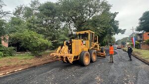 Pavimentación en tramos estratégicos en Areguá
