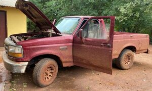 Recuperan camioneta en O´Leary
