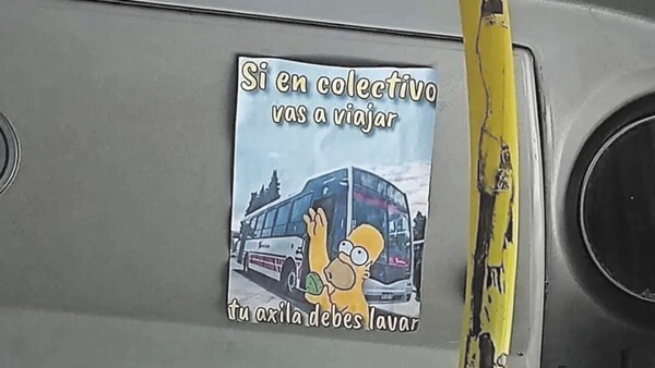 Choferes hacen campaña contra los pasajeros que no se quieren bañar