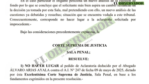 Corte rechaza aclaratoria en caso por despojo del aeropuerto municipal de Capitán Bado - El Observador