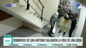 Bomberos de San Antonio salvaron la vida de una beba