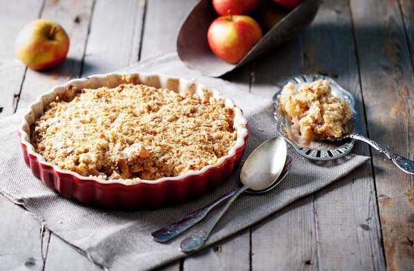 Opción nutritiva: sabrosísimo pastel de manzana y avena - Gastronomía - ABC Color