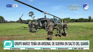 Operativo en Saltos del Guairá deja tres abatidos, el grupo narco tenía un arsenal de guerra