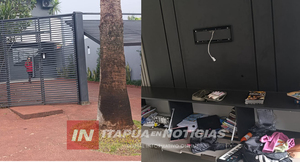  HURTAN TELEVISOR DE ALTA GAMA EN VIVIENDA DE CAMBYRETÁ