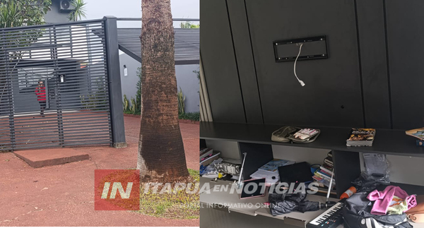 HURTAN TELEVISOR DE ALTA GAMA EN VIVIENDA DE CAMBYRETÁ