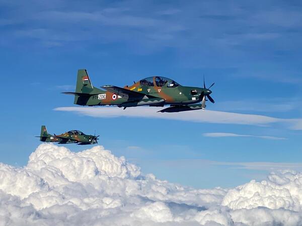 Super Tucanos A-29 llegan hoy a al país