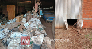 HURTARON HERRAMIENTAS Y EQUIPOS DE UN DEPÓSITO EN CAPITÁN MIRANDA 