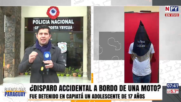 ¿Disparo accidental a bordo de una moto? Adolescente quedó detenido y su pareja hospitalizada