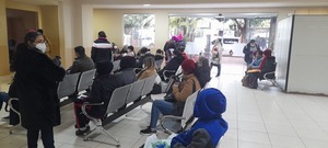 Continúa la atención en el área de contingencia por cuadros respiratorios