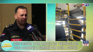 Fuerte discusión y agresiones verbales tras roce vehicular en Mariano Roque Alonso