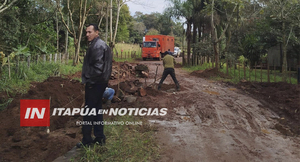 CONTINÚAN LOS TRABAJOS DE MEJORAMIENTO VIAL EN PUERTO PARAÍSO, NUEVA ALBORADA.