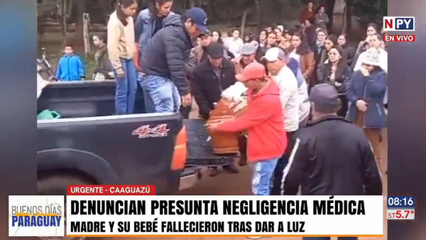 Denuncian supuesta negligencia médica tras muerte de madre e hijo en el parto
