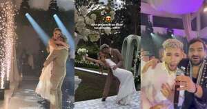 Diario HOY | Julio Enciso y Melissa Cardona tiraron “la casa por la venta” en su boda religiosa en Colombia