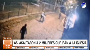 Así asaltaron a dos mujeres que iban a la iglesia