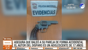 Asegura que baleó a su pareja de forma accidental