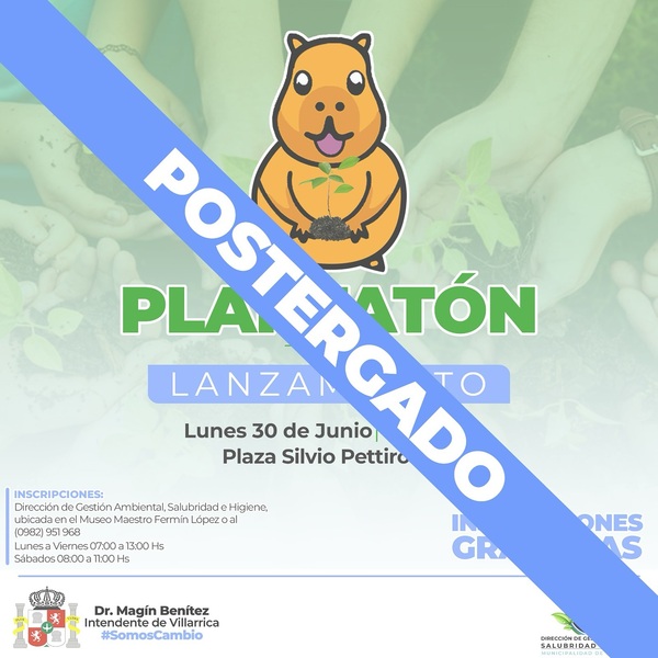 POSTERGARON LANZAMIENTO DE PLANTATON