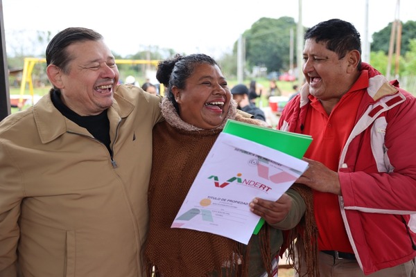 INDERT completa 100% de titulación en colonia del departamento Central - ADN Digital