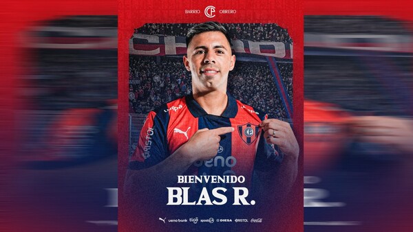 Blas Riveros es oficialmente del Ciclón