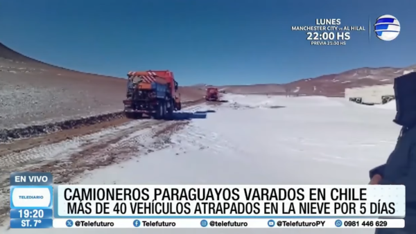 Rescataron a los camioneros paraguayos varados en Chile