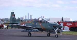 La Nación / Llegaron al país las primeras cuatro aeronaves Super Tucano