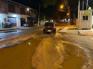 Fernando de la Mora: avenida Leopardi convertida en “zona de guerra” por baches - Nacionales - ABC Color