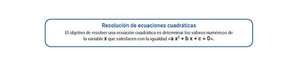 Ecuaciones cuadráticas: resolución por factorización - Matemática Tercer Ciclo - ABC Color