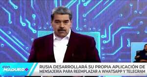 La Nación / Maduro insiste en su boicot: “Vete WhatsApp”