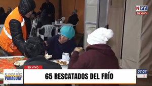 SEN asiste a más de 60 personas en situación de calle debido al intenso frío en Asunción