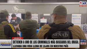 Detienen en Paraguay a uno de los criminales más buscados de Brasil