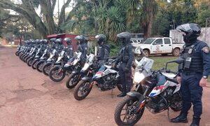 Alto Paraná con 20 nuevas motos patrulleras para refuerzo de seguridad