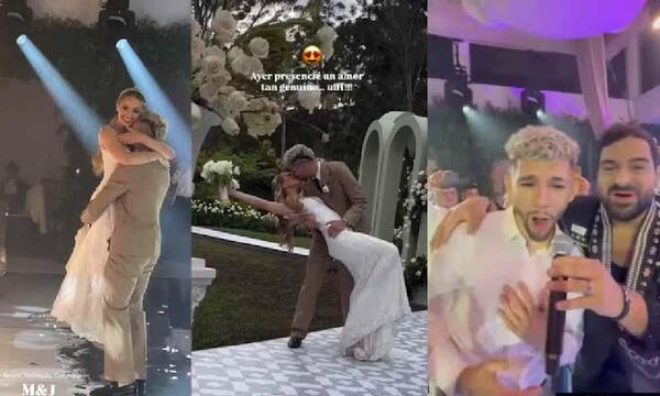 Julio Enciso y Melissa Cardona tiraron “la casa por la ventana” en su boda religiosa en Colombia – Prensa 5