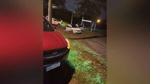 Accidente en Ruta PY06 termina en agresiones a policías y disturbios