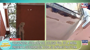 Grave deterioro fuerza clausura de pabellón en Colegio Fernando de la Mora