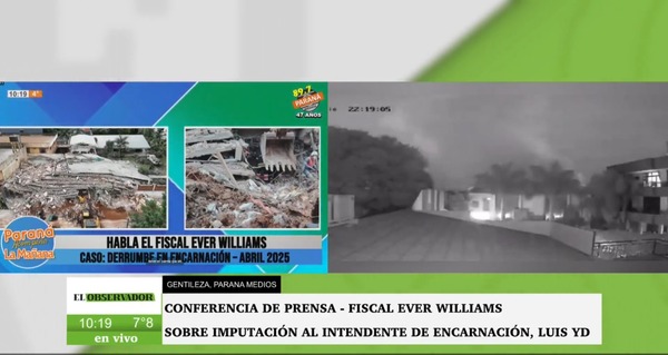 Fatal derrumbe en Encarnación: Fiscal no contempla medida cautelar para impedir continuidad de Yd como intendente - El Observador