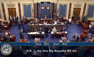 El Senado de Estados Unidos aprobó el proyecto de ley de gastos impulsado por Donald Trump en una votación dramática - ADN Digital