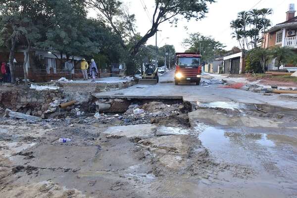¿Y los 500.000 millones? Desagüe de Santo Domingo no avanza, a 100 días de palada “simbólica” - Nacionales - ABC Color